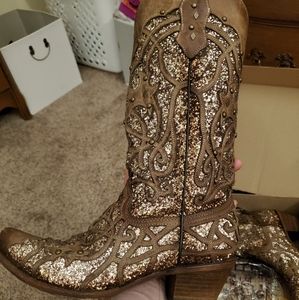 Corral Glitter Inlay Boots
